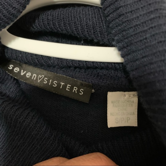 Mendocino Blue Turtleneck - Picture 7 of 8